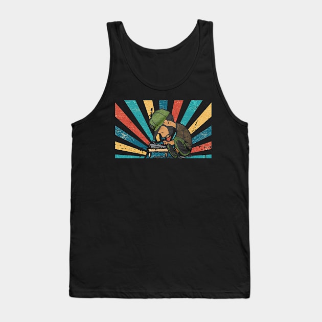 Retro art Tank Top by Olenyambutgawe